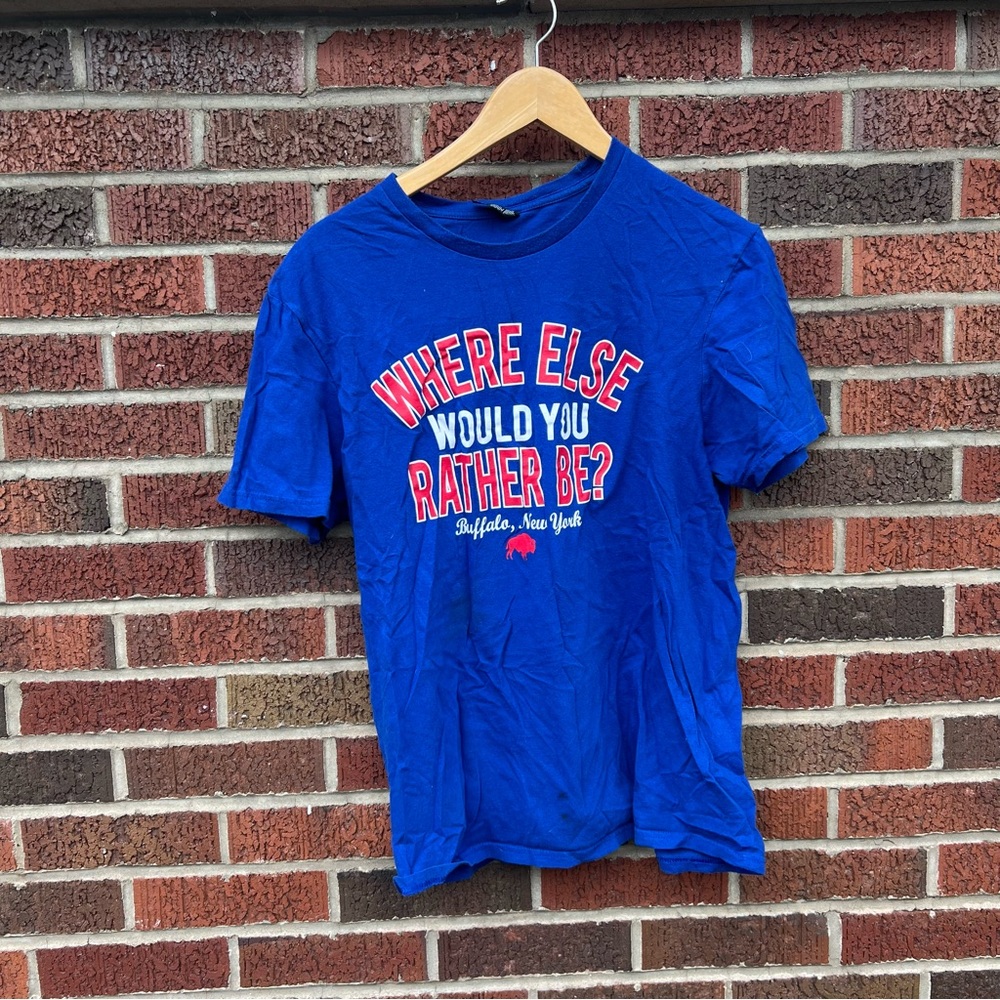 Blue And Red Where Else Would You Rather Be Buffa… - image 1